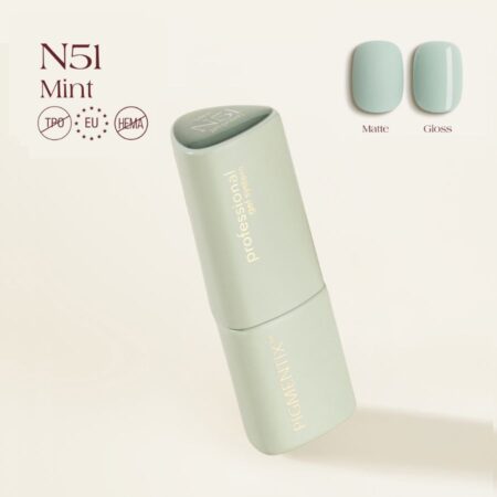 esmalte semipermanente verde menta pigmentix 051 8 ml