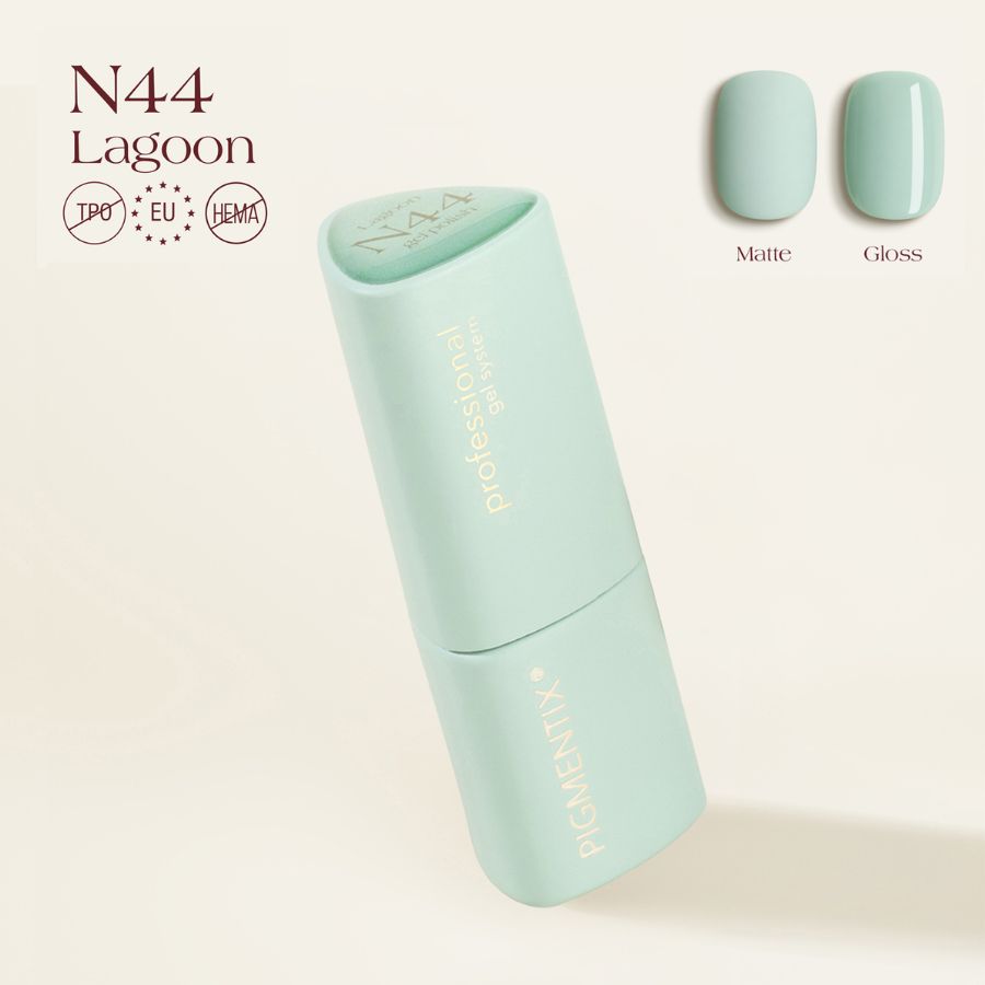 esmalte semipermanente verde laguna pigmentix 044 8 ml