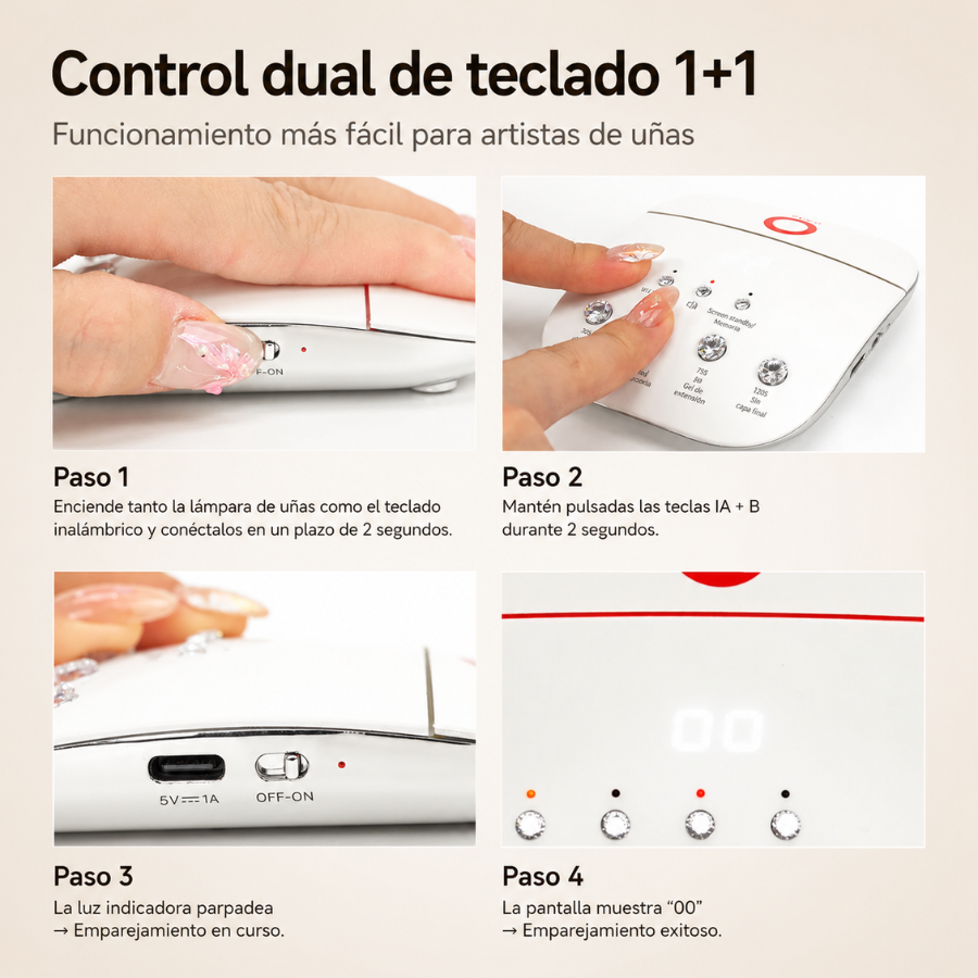 Como funciona el mando inalambrico para lampara inteligente ONAIL