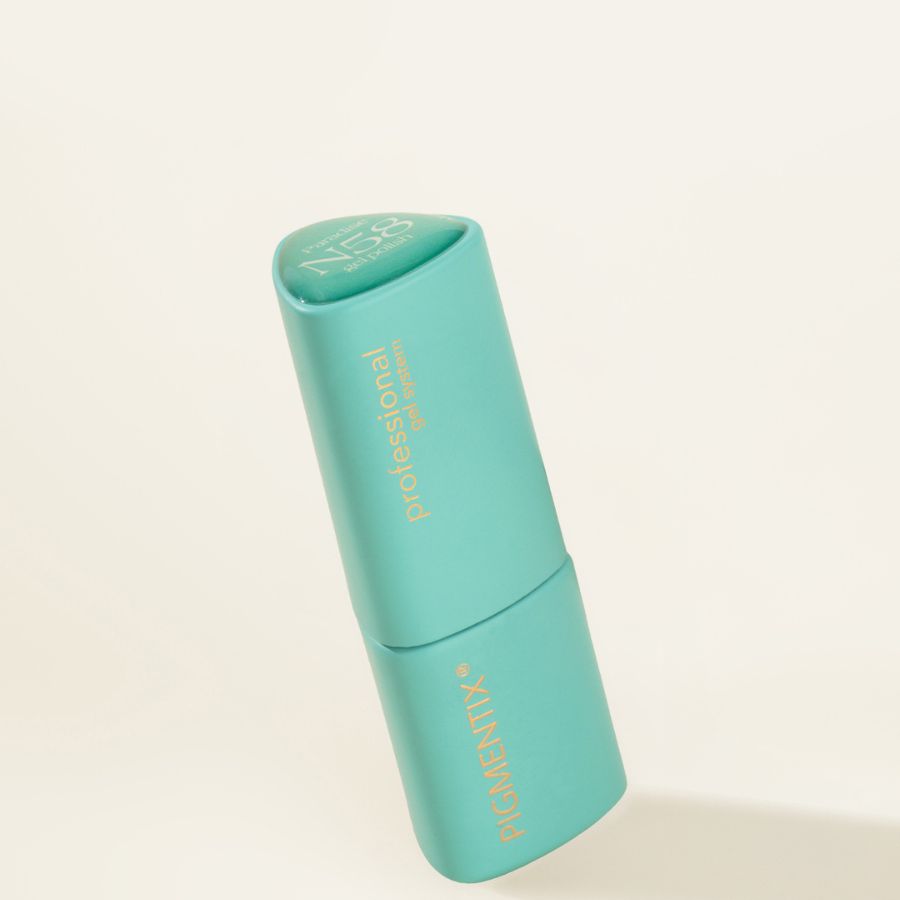 esmalte semipermanente Paradise Pigmentix azul Tiffany profesional