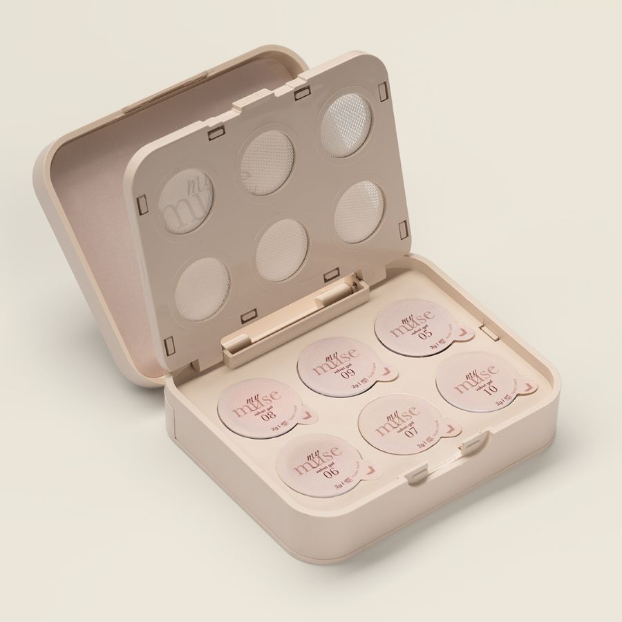 paleta geles nail art My Muse Summer Vibes con 6 Velvet Gel profesionales
