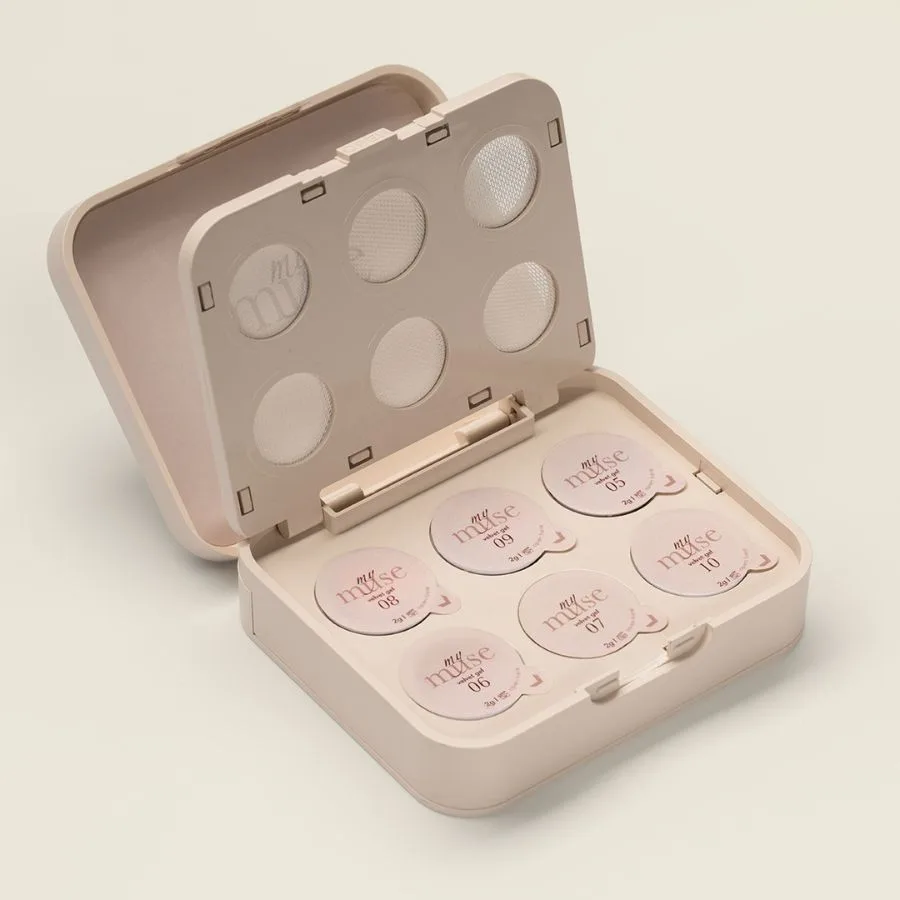 paleta geles nail art My Muse Summer Vibes con 6 Velvet Gel profesionales