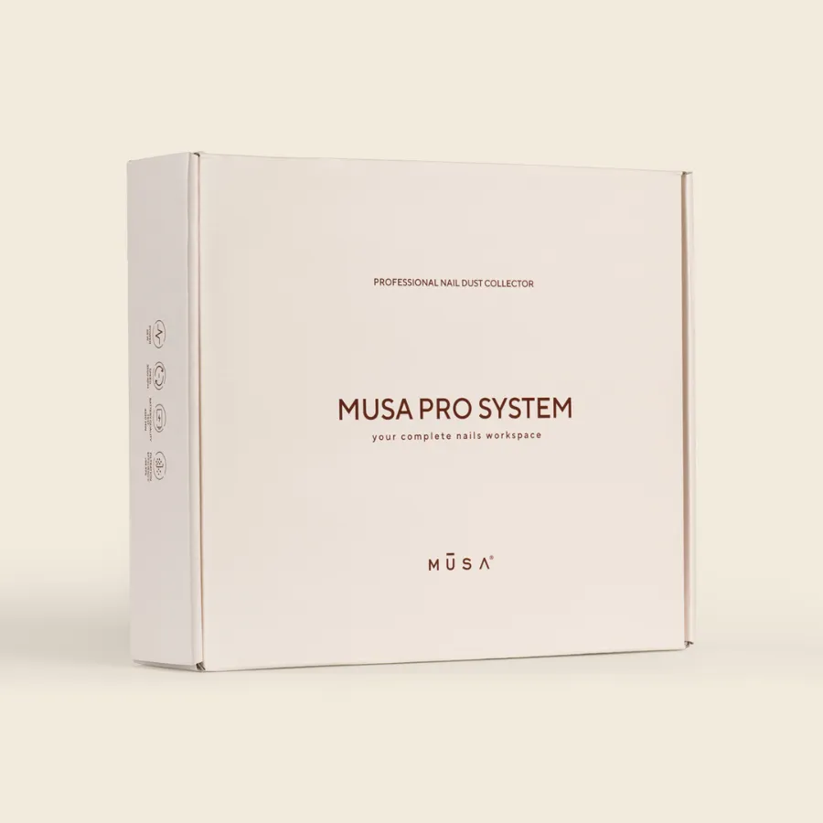Caja del aspirador de uñas inalámbrico profesional MUSA Pro System