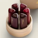 colección esmaltes semipermanentes bordeaux Pigmentix Cherry Noir con cofre