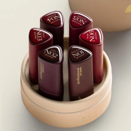 colección esmaltes semipermanentes bordeaux Pigmentix Cherry Noir con cofre