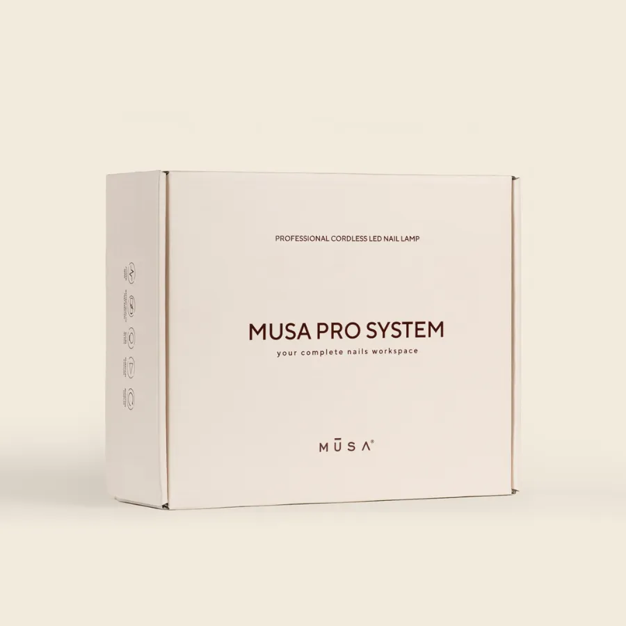 Caja de la lámpara led uñas inalámbrica profesional MUSA Pro System