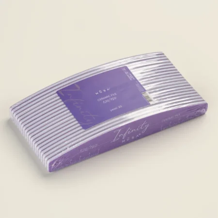 Lima cerámica Infinity 120/180, 100% cerámica, pack de 20 unidades, Musa Nails