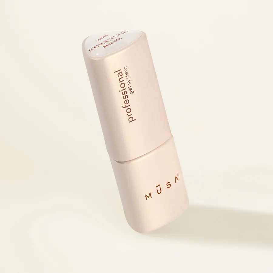 Structure Base Gel Clear, base gel transparente estructural, Musa Nails