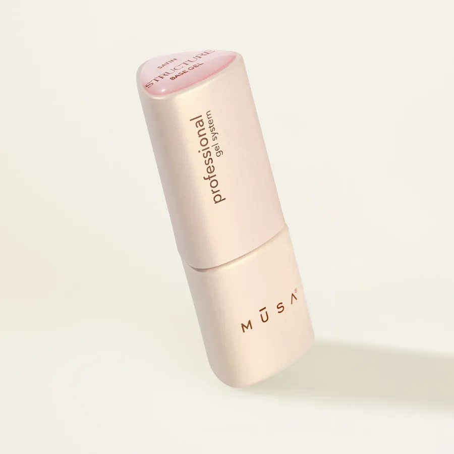 Structure Base Gel Satin Rosa Blush, base gel rosa satinada, Musa Nails