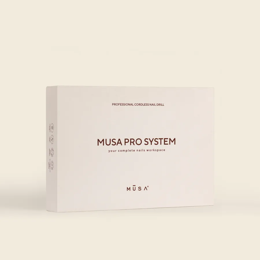 Caja del torno de uñas inalámbrico profesional MUSA Pro System