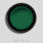 Art Gel Verde Bosque 16 de MUSA, art gel verde bosque de alta pigmentación para nail art - Musa Nails