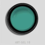 Tarro de gel de pintura verde esmeralda para nail art, art gel verde esmeralda - Musa Nails