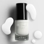 Esmalte Gel Effect 23 - Blanco, acabado brillante sin lámpara UV, duración de hasta 7 días.