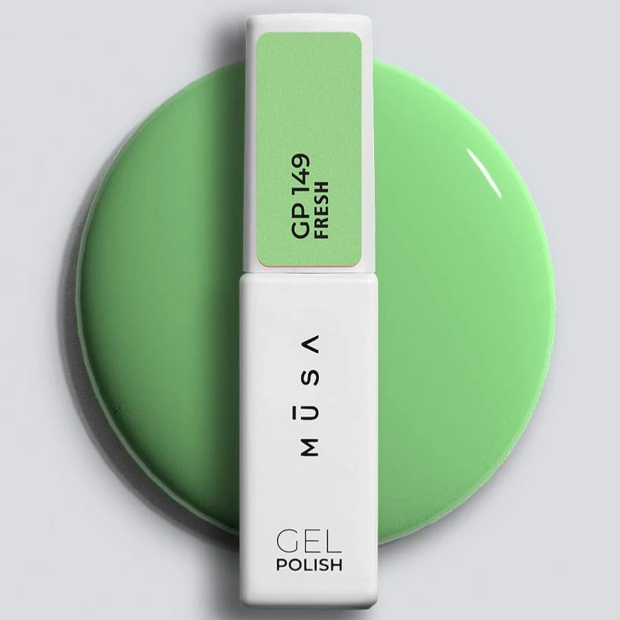Esmalte semipermanente 149 Fresh verde menta de 7 ml - Musa Nails