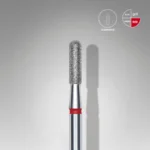 Fresa cilindro redondeado roja de diamante 2,3 mm para cutículas - Musa Nails