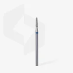 Fresa de Diamante Tronco Azul 1.8 mm para manicura y pedicura profesional, ideal para tratar cutículas y grietas.