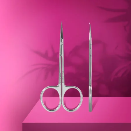 Tijeras Profesionales para Cutículas STALEKS Expert 51 - Tipo 3, acero inoxidable con hojas de gancho