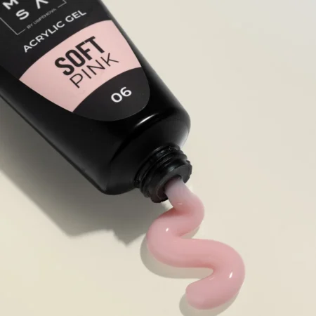 Tubo de polygel Soft Pink 35 ml Acrygel para reconstrucción de uñas - Musa Nails
