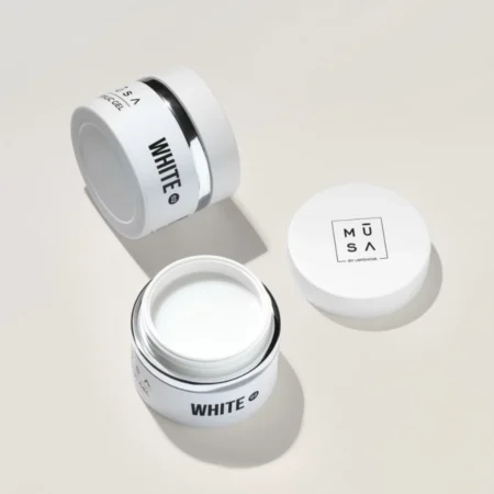 Acrygel White, polygel blanco 15 ml para french y reconstrucción de uñas - Musa Nails