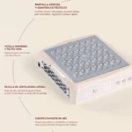 Aspirador de polvo para uñas MUSA: pantalla táctil, filtro HEPA, ventilación lateral y cuerpo compacto de ABS