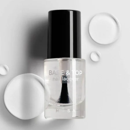 Base y Top Coat 2 en 1 anti-amarilleo de 8 ml de Musa Nails