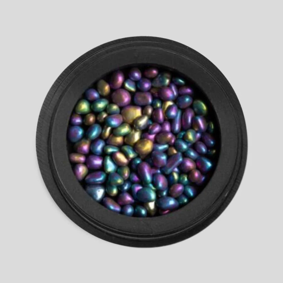 Chamaleon Stone, piedras decorativas multicolor con efecto camaleón para nail art profesional.