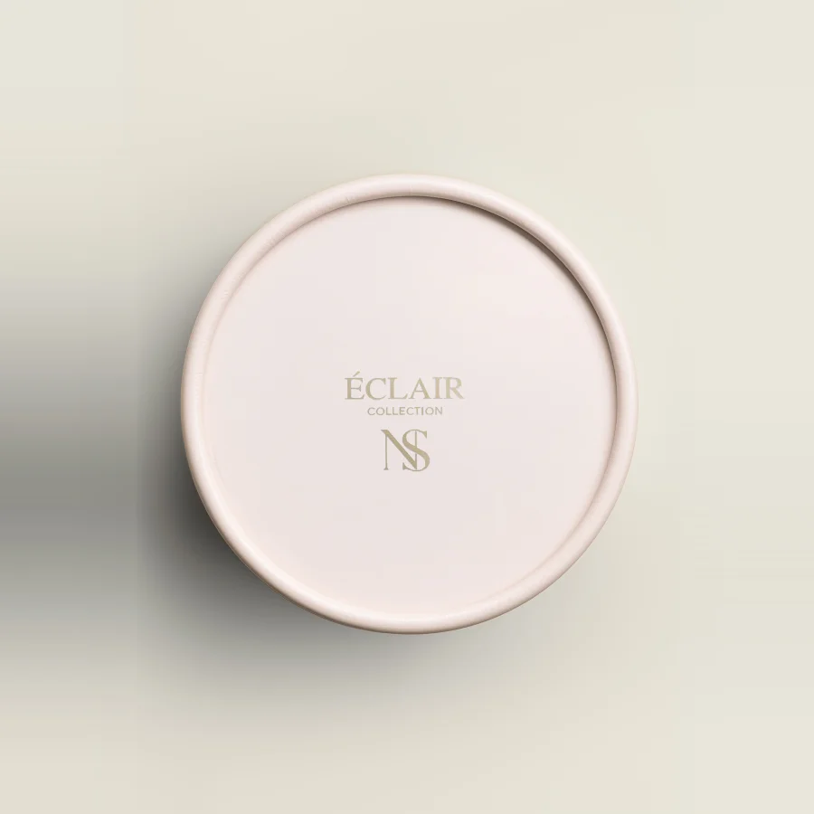 Estuche marfil de la Colección Éclair Diamond Flash – Musa Nails