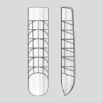 Dual Form 09 con 120 tips reutilizables para uñas almendra, cuadrada corta, cuadrada larga, pipe y formas extremas