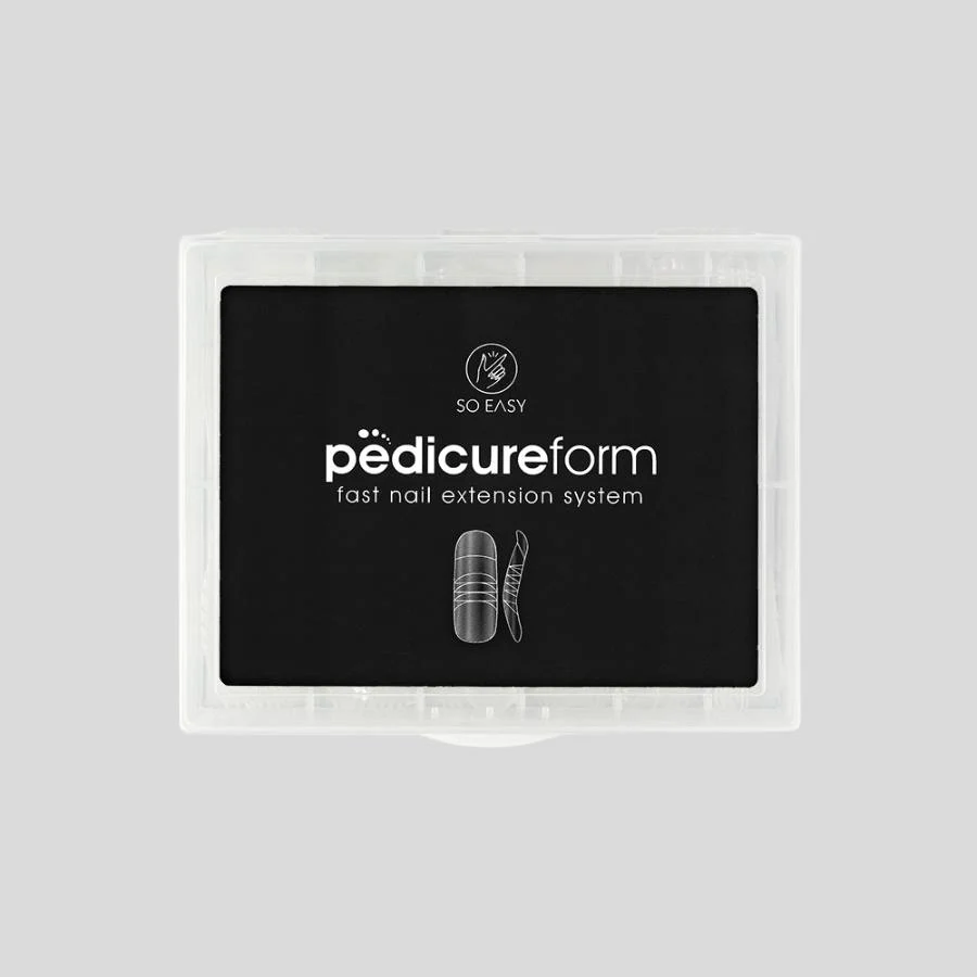 Dual Form Pedicura para uñas de los pies, formas almendra y cuadrada, reutilizables y profesionales.