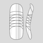 Dual Form Pedicura para uñas de los pies, formas almendra y cuadrada, reutilizables y profesionales.