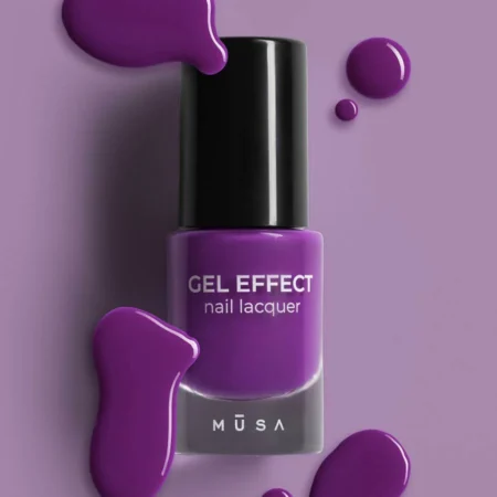 Frasco de esmalte violeta efecto gel sin lámpara 8 ml - Musa Nails