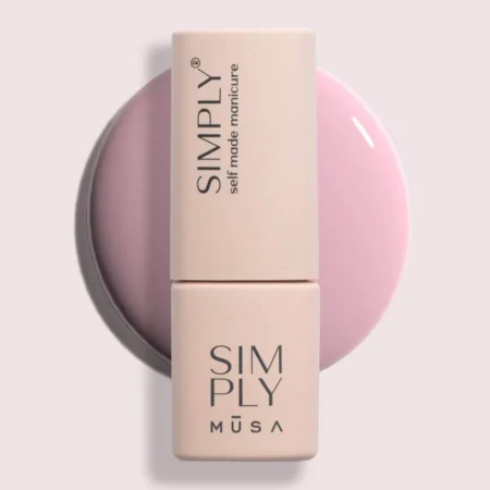 Gel semipermanente rosa Barbie sin HEMA Simply Musa SP008 de 8 ml