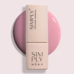 Gel semipermanente rosa sorbete sin HEMA Simply Musa SP009 de 8 ml