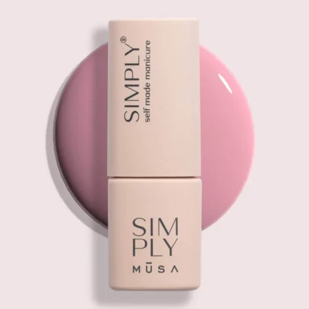 Gel semipermanente rosa sorbete sin HEMA Simply Musa SP009 de 8 ml