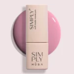 Gel semipermanente rosa flamenco sin HEMA Simply Musa SP010 de 8 ml