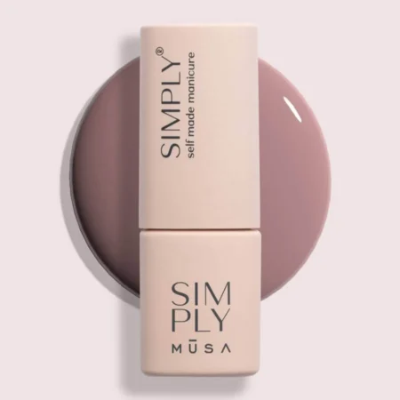 Gel semipermanente rosa taupe sin HEMA Simply Musa SP012 de 8 ml