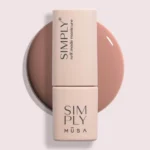 Gel semipermanente rosa coral sin HEMA Simply Musa SP013 de 8 ml