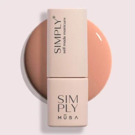 Gel semipermanente rosa arena sin HEMA Simply Musa SP014 de 8 ml