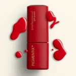Esmalte semipermanente rojo cereza brillante Pigmentix® Cherry Bliss N08 con gotas de color – Musa Nails