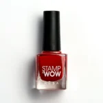 Frasco de esmalte stamping rojo STAMP&WOW 03 con su caja - Musa Nails