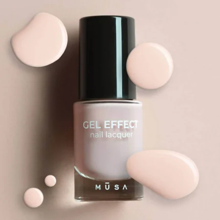 Frasco de esmalte efecto gel rosa empolvado Gel Effect 17 de 8 ml - Musa Nails