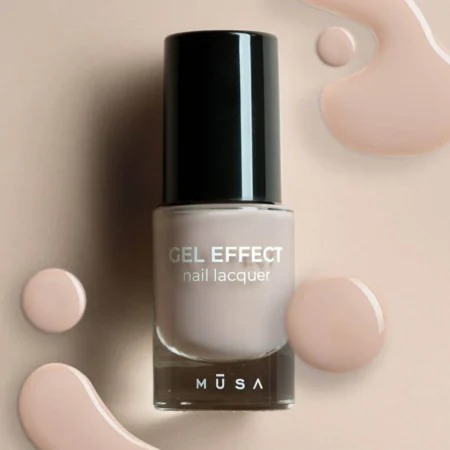 Esmalte Gel Effect 19 de MUSA en frasco de 8 ml, esmalte efecto gel rosa arena - Musa Nails