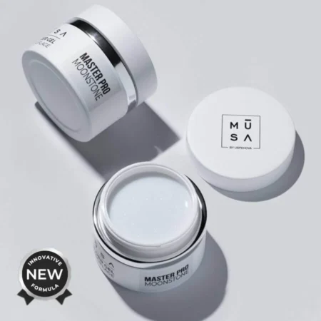 Tarro de builder gel Master Pro Moonstone autonivelante de alta viscosidad - Musa Nails