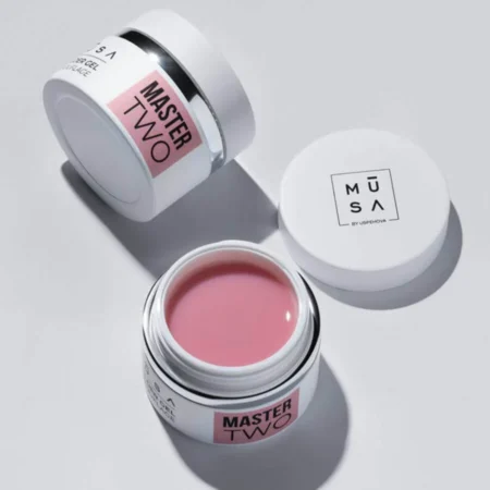 Tarro de builder gel rosa natural Master Two autonivelante - Musa Nails