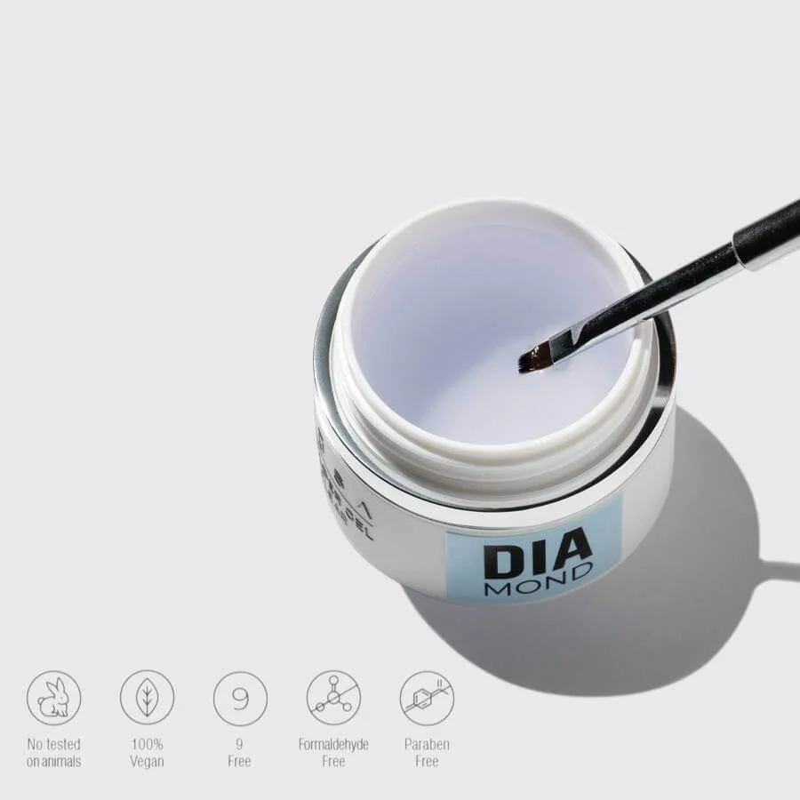 Diamond Builder Gel Transparente Cristalino de Alta Viscosidad Musa Nails