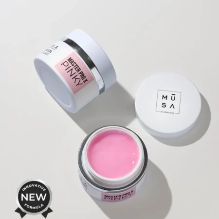 Bote de builder gel master pro x pinky 50 ml en color rosa baby - Musa Nails