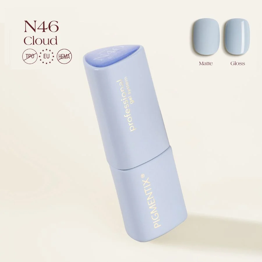 esmalte semipermanente azul nube pigmentix 046 8 ml