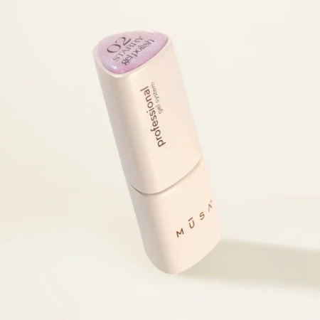 Gel Semipermanente Glitter Rosa Claro con microglitter finos para manicuras y nail art profesionales
