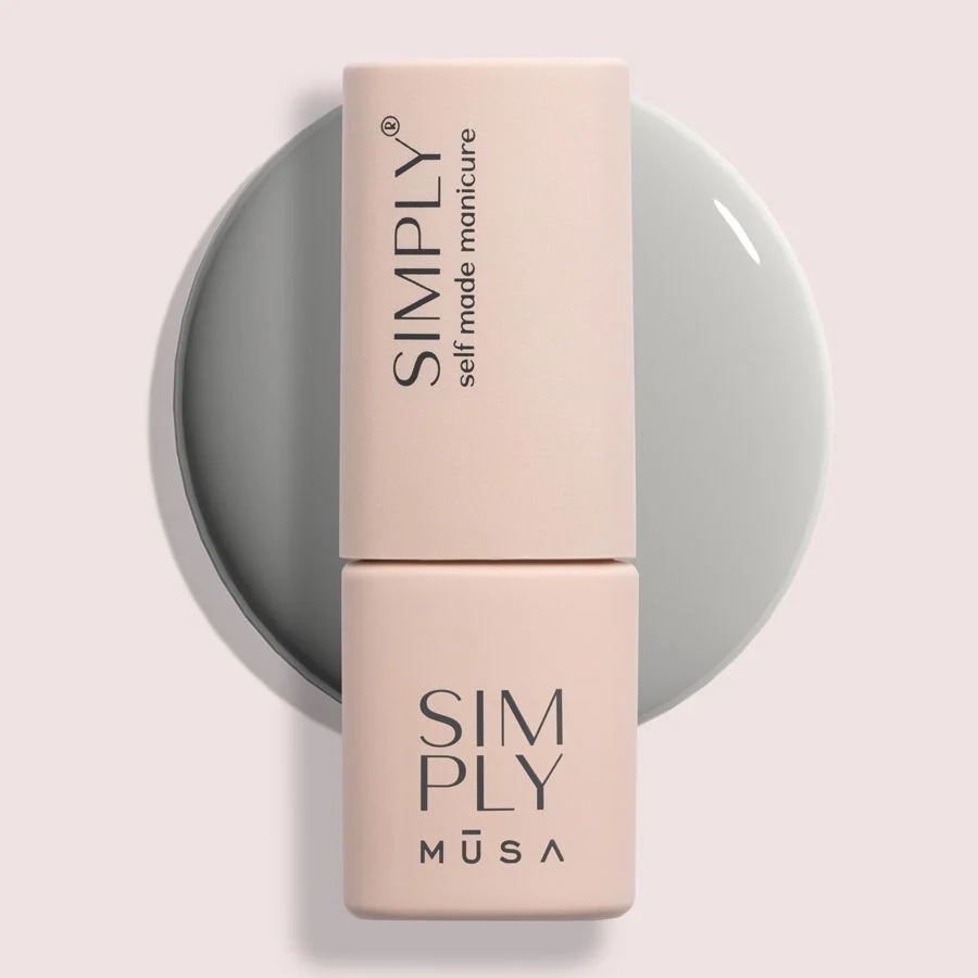 Gel Semipermanente Soak Off Gris Claro – Simply MUSA, Musa Nails