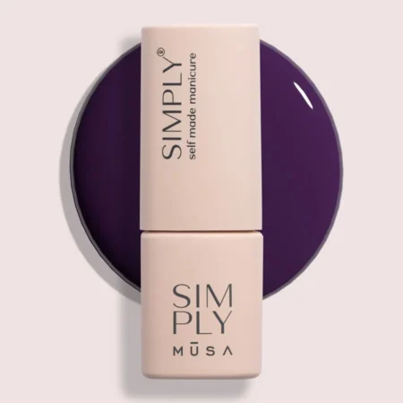 esmalte semipermanente violeta de larga duración